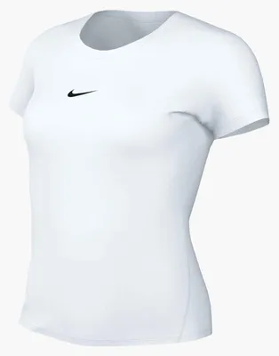 Zdjęcie produktu dla NIKE W NK ONE FITTED SS TOP, biały/czarny, rozmiar L