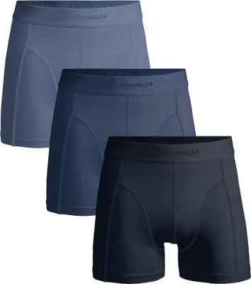 Produktbild von Muchachomalo Herren Boxershorts – 3er Pack – Baumwolle Stretch – Bequeme Unterwäsche – Größe XL - U-PIMA1010-08