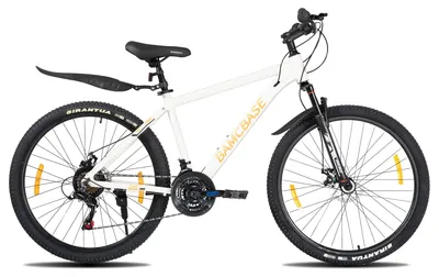 Zdjęcie produktu dla Rower górski - rama sztywna, koła 69 cm - 21 biegów - rama aluminiowa - podwójne hamulce tarczowe - unisex, dla dorosłych - biały