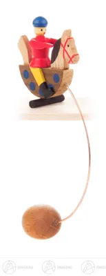 Produktbild von Spielzeug Schaukelfigur Seiffener Reiterlein  Höhe ca 8,5 cm