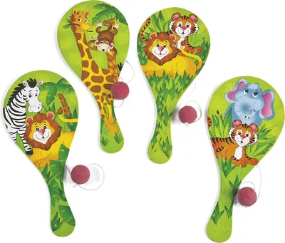 Produktbild von Safari Ballspiel Geschicklichkeitsspiel Mitgebsel 12 Stück