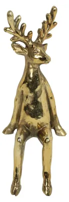 Produktbild von Decostar Living & Decoration Hirsch Henno sitzend S gold 23cm