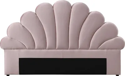 Produktbild von Muschelkopfteil - 140 cm - Samt - Rosa - MOANA