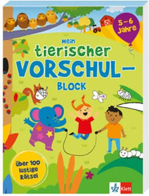 Immagine prodotto di Mein tierischer Vorschul-Block (5 - 6 Jahre)