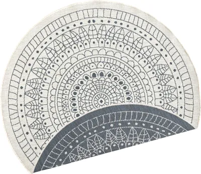 Produktbild von Hanse Home Twin Wendeteppiche In- & Outdoorteppich Rund Porto Grau