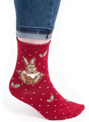 Produktbild von Weihnachtssocke Weihnachtsstrumpf Nikolausstiefel - Weihnachtsdeko - Für Kinder - Zum Aufhängen am Kamin oder Weihnachtsbaum