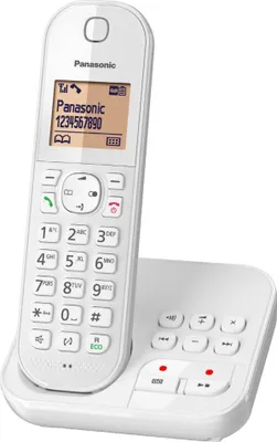 Produktbild von Panasonic Festnetztelefon KX-TGC420, Anrufbeantworter, Farbe: Weiss