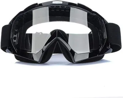 Produktbild von Motorbrille aus Kunststoff - Schwarz