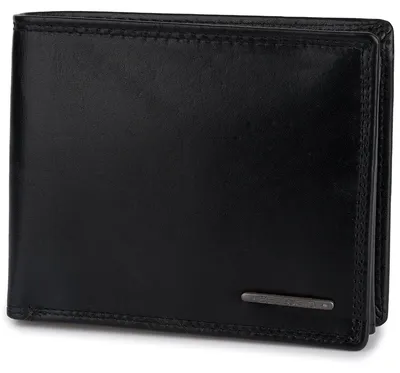 Image de Grand portefeuille pour hommes avec protection RFID Bellugio - noir