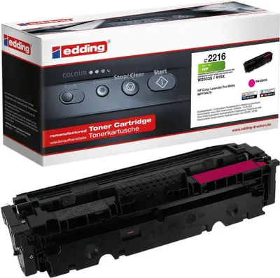 Produktbild von EDDING EDD-2216 magenta Toner ersetzt HP 415X W2033X - Kompatibel - Tonereinheit