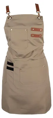 Produktbild von Clayre & Eef Küchenschürze 75x66 cm Beige Polyester