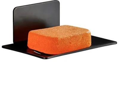 Produktbild von Selbstklebende Seifenhalter Edelstahl Seifenkorb WC Seifenablage Wand Montage ohne Bohren für Badezimmer Küche Schwämme Bürsten Seife Schwarz