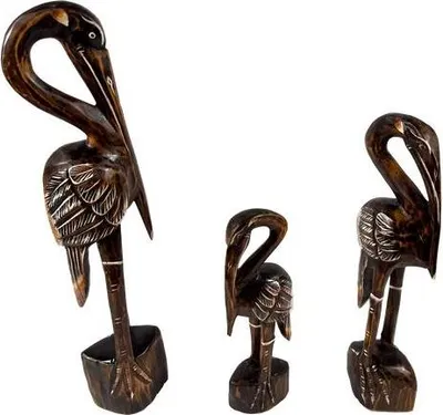 Produktbild von Vogel Kokokan braun 30, 40, 50cm, im 3-er Set