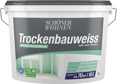 Produktbild von Schöner Wohnen Trockenbauweiss 10,0 Ltr.
