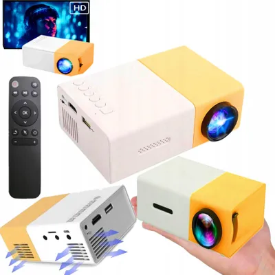Produktbild von Tragbarer Full Hd Led Mini Projektor Für Zuhause, Präsentationen Und Filme