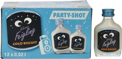 Produktbild von Kleiner Feigling Coco Biscuit Likör | 15 % vol | 12 x 0,02 l