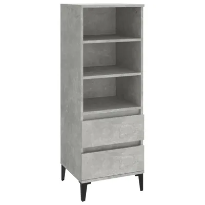 Immagine prodotto di Credenza Grigio Cemento 40x36x110 cm in Legno Multistrato