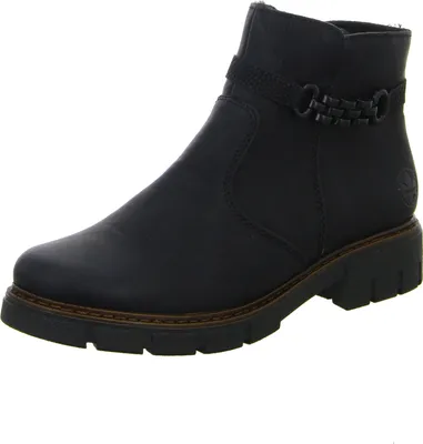 Immagine prodotto di Rieker stivali invernali da donna suola profilata stivaletto con catena Z3566, misura:38 EU, colore:Nero