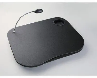 Image de DRW - Support pour ordinateur de couleur noire avec éclairage LED