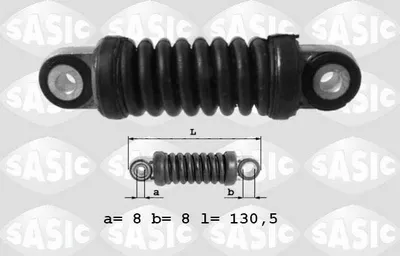 Produktbild von SASIC 1620043 Riemenspanner Keilrippenriemen für RENAULT CLIO II (BB0/1/2, CB0/1/2)