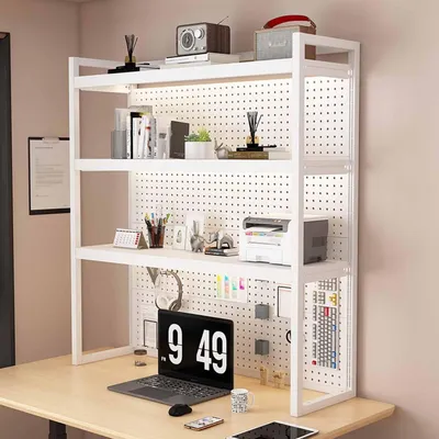 Immagine prodotto di Scaffale per scrivania, bianco, 60 cm, 3 ripiani