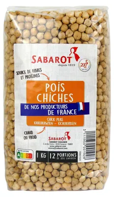 Produktbild von Sabarot Kichererbsen 1000g – Getrocknete Kichererbsen, proteinreich, vielseitig