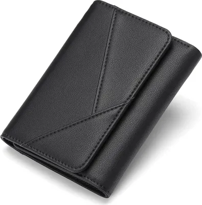 Produktbild von GAEKEAO Damen Geldbörse Leder RFID Portemonnaie mit 15 Kartenfächern Schwarz