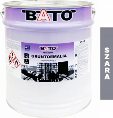 Zdjęcie produktu dla Gruntoemalia alkidowa farba na metal BATO SZARA 20L