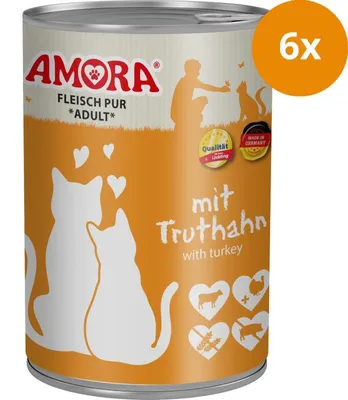 Image de Amora Cat Viande pure à la dinde - 400g