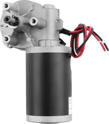 Obrázek produktu pro Reverzibilní šnekový motor, vysoký točivý moment 30 Nm, jmenovité otáčky 220 ot/min, napětí 24 V DC