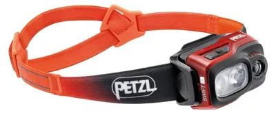 Produktbild von Petzl SWIFT RL, Stirnband-Taschenlampe, Schwarz, Orange, Weiß, Tasten, Akkustand, IPX4, CE, UKCA