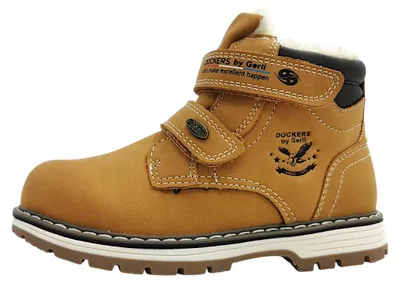 Image de Dockers par Gerli : chaussures pour enfants, bottes d'hiver pour garçons, couleur or, style décontracté