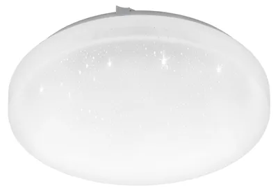 Image de Plafonnier rond Frania-S, 28 cm - 3000K, effet stéréoscopique, blanc