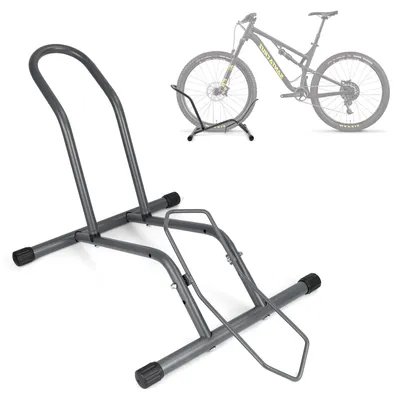 Immagine prodotto di Supporto per bicicletta autoportante, adatto per mountain bike e bici da corsa - Nero