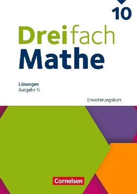 Produktbild von Dreifach Mathe 10. Schuljahr - Ausgabe N - Erweiterungskurs - Lösungen zum Schulbuch
