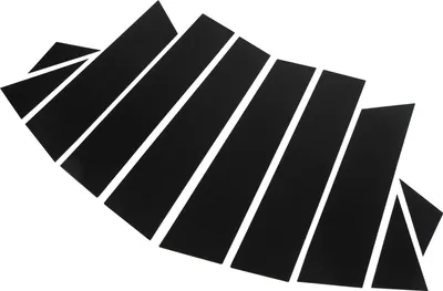 Immagine prodotto di 10 pezzi assetto montante finestrino laterale, nero lucido, stile 4D, ricambio per Mazda CX-5 2017-2022