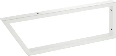 Produktbild von 1 Stück Waschtischkonsole TWK500 500 x 150 mm Stahl Weiß matt