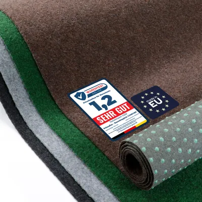 Produktbild von Rasenteppich COMFORT COLOURS Braun 400x300cm Kunstrasen mit Noppen Drainage 5mm