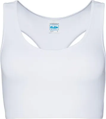 Obrázek produktu pro Just Cool JC017 | Dámský top Girlie Cool Sports Crop Top - barva: Arctic White - velikost: S