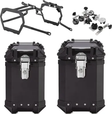 Immagine prodotto di Valigia in alluminio + portapacchi per Husqvarna Norden 901 21-25 XW30-38 schwa