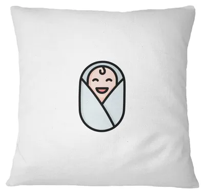 Kissenhülle 45x45 cm, Weiß, Polyester, Reißverschluss