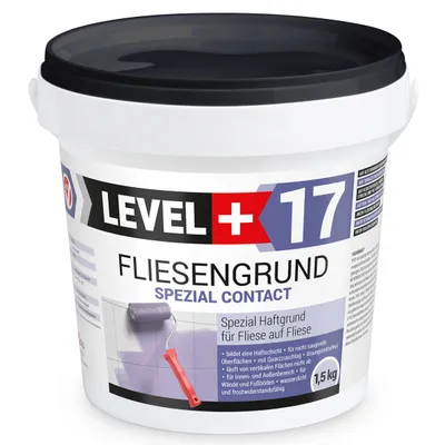 Produktbild von Fliesengrund 1,5Kg Fliese auf Fliese Spezial Haftgrund Fliesengrundierung LEVEL+ RM17