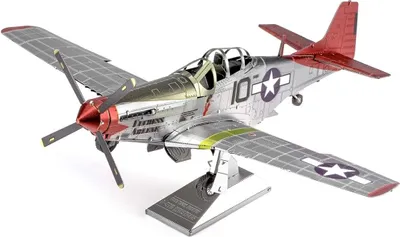 Immagine prodotto di Puzzle METAL EARTH 3D Tuskegee Airmen P-51D Mustang (ICONX)
