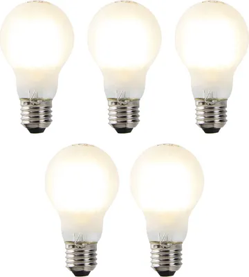 Produktbild von LUEDD Set mit 5 dimmbaren LED-Glühlampen E27 A60 7W 806 lm 2700K