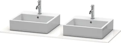 Immagine prodotto di Console Duravit XSquare, 2 découpes, 1400x16x550mm, XS063GB9898, XS063GB9898