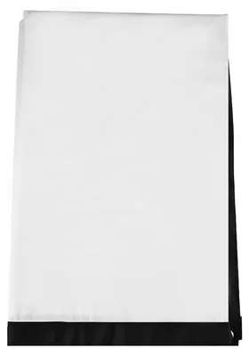 Image de 1 écran de projection pliable et portable, blanc, anti-froissement, format 4:3 (60 pouces)