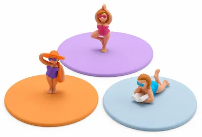 Produktbild von Lurch Beach Girls 24er Display, 10,5 cm, 35 mm, 24 Stück(e)