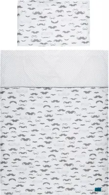 Produktbild von 5-teilige Bettwäsche Belisima Little Man 100/135 grau