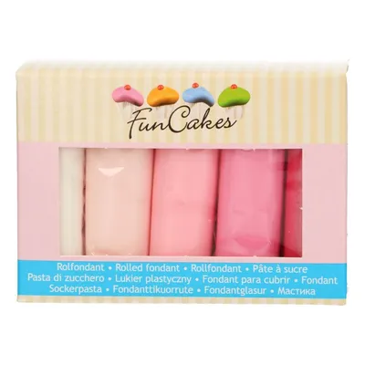 Produktbild von FunCakes F20365, Pink, Weiß, Box, Sugar (79%), vegetable fat (palm kernel, palm), glucose syrup, water, humectant: E422, thickener:..., 500 g
