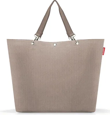 Produktbild von reisenthel Tasche Einkaufstasche Damentasche shopper XL herringbone mokka ZU6054